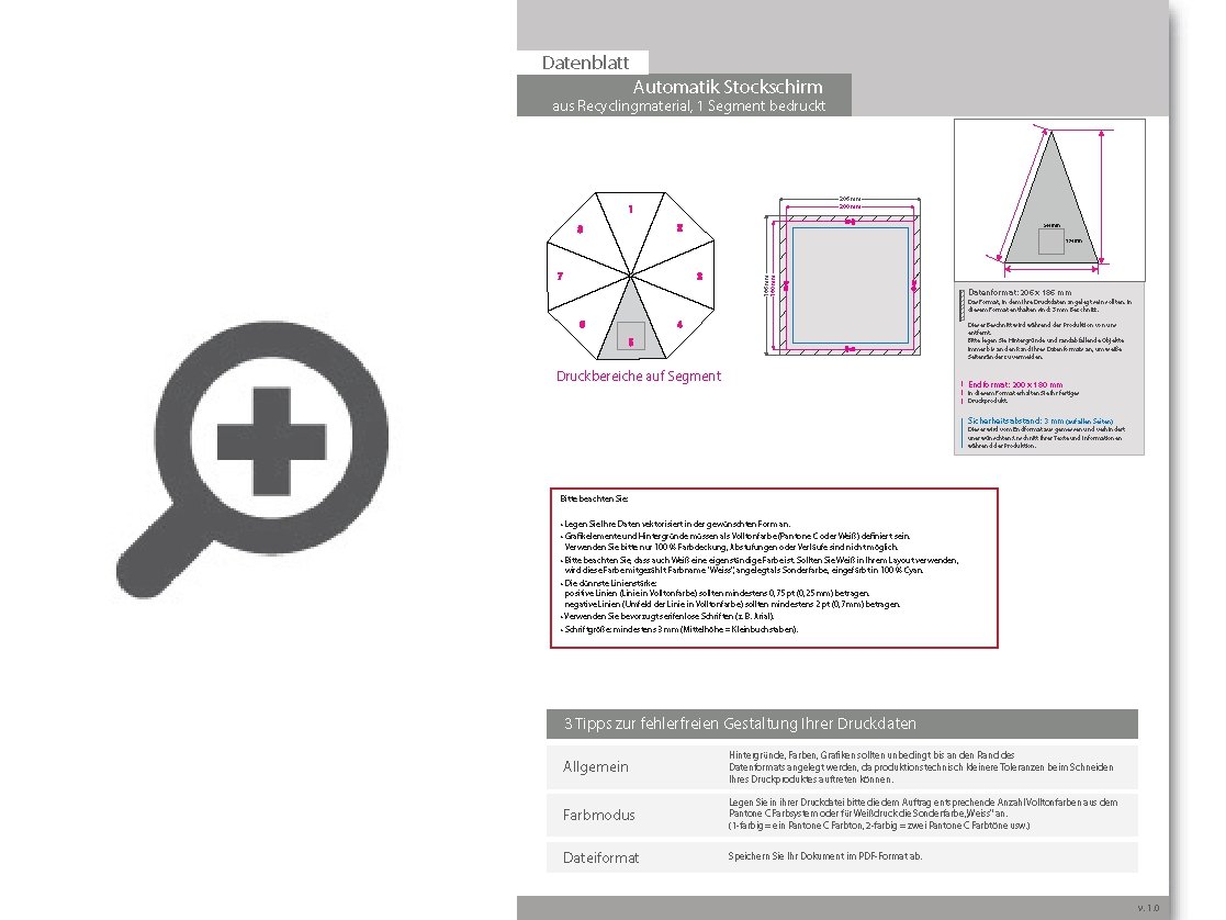 Product Bild automatik_stockschirm_aus_recyclingmaterial__2-farbig__1_segment_bedruckt