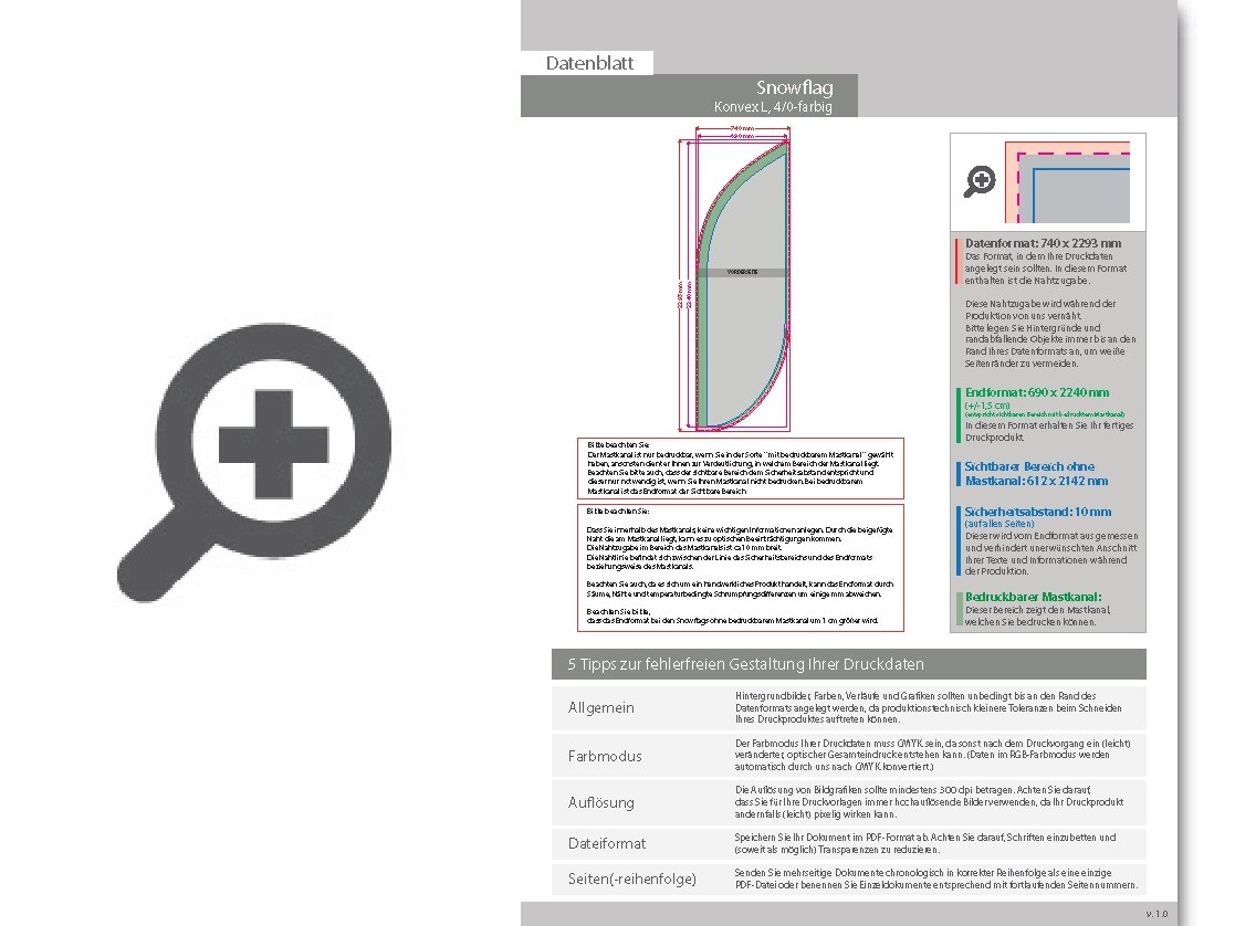 Product Bild ersatzdruck_f__r_snowflag_premium-konvex_large__4_0-farbig_bedruckt