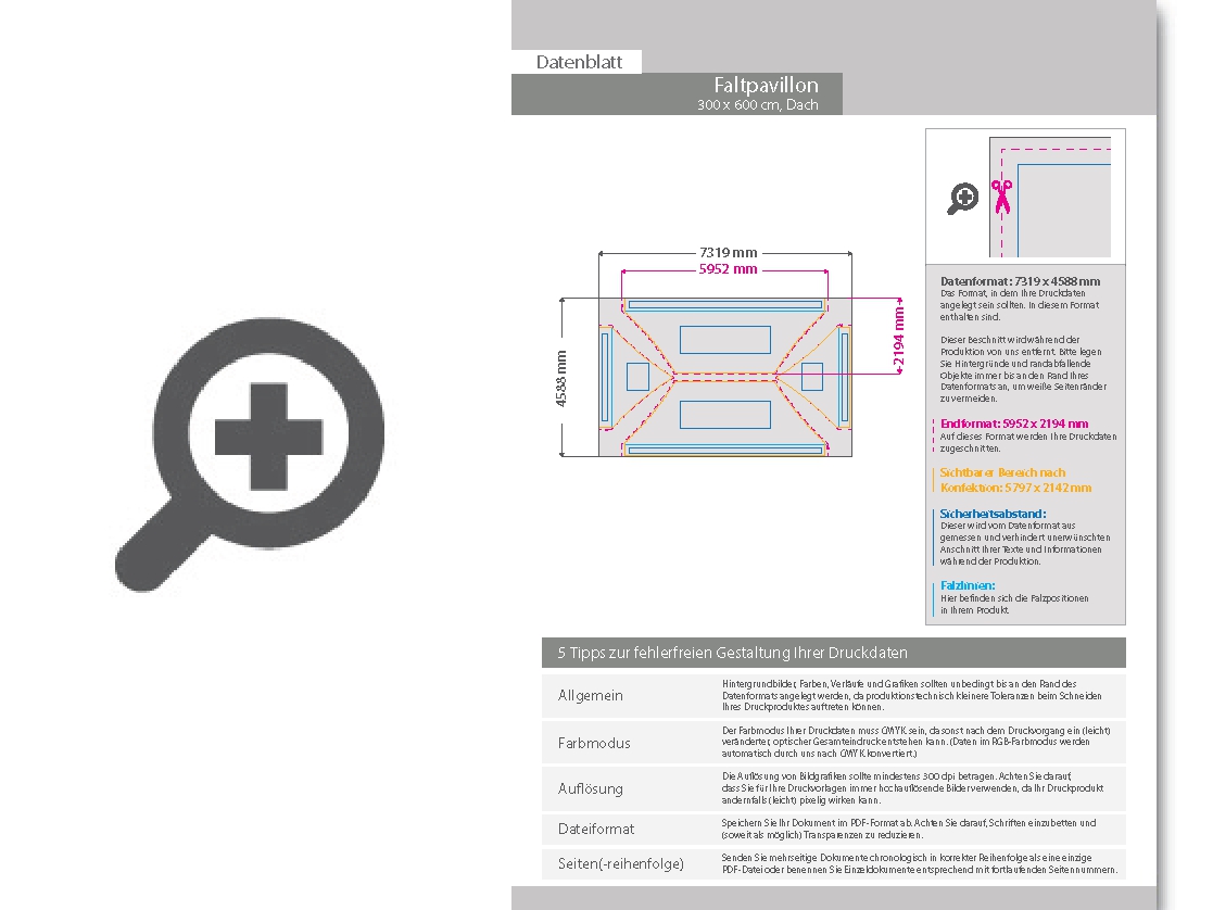 Product Bild faltpavillon_300_x_600_cm_mit_einseitig_bedrucktem_dach_inkl__tasche_&_montage-kit