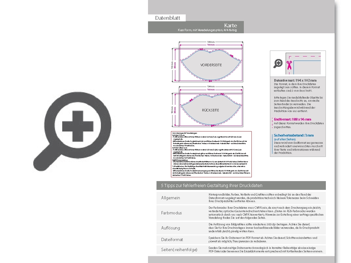 Product Bild weihnachtskarten_stanzform_kuss_mit_hei__folienpr__gung_gold