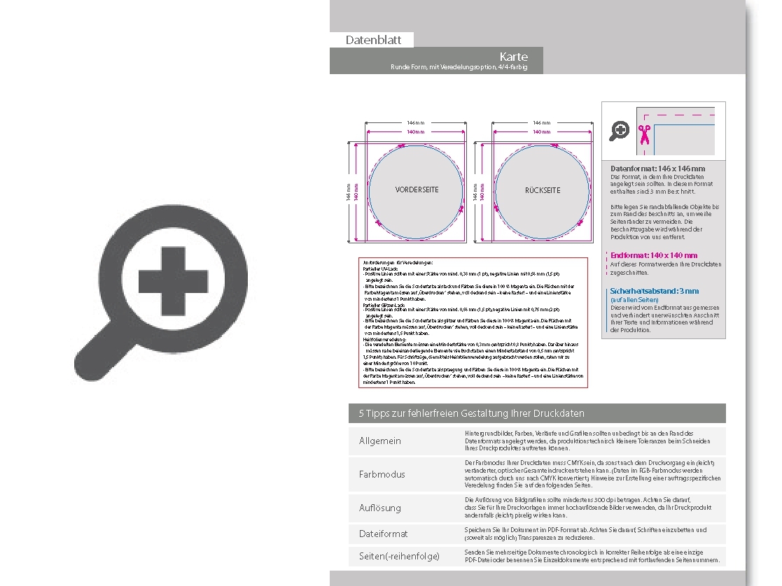 Product Bild weihnachtskarten_stanzform_rund_durchmesser_14_cm_(fu__ball__volleyball_____)_mit_hei__folienpr__gung_gold