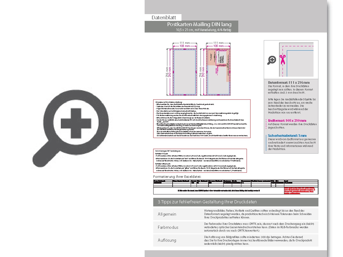 Product Bild postkarten-mailing_din_lang_(10_5_cm_x_21_0_cm)_mit_partieller_glitzer-lack-veredelung