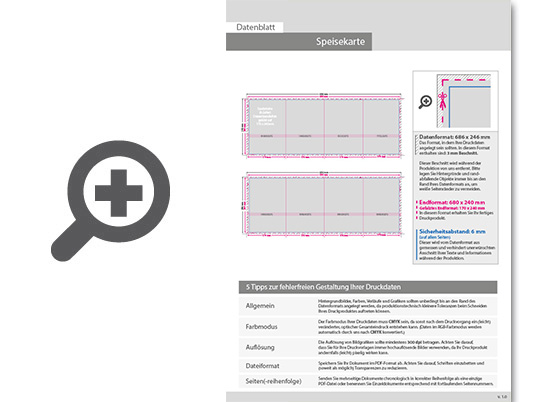 Product Bild speisekarte__gefalzt_auf_17_0_cm_x_24_0_cm__8-seiter_(doppelparallelfalz)