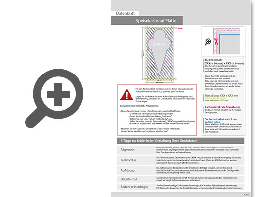 Product Bild speisekarte_auf_platte_in_eis-form_konturgefr__st___einseitig_4_0-farbig_bedruckt